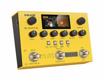 Nux Dual Loop Stereo, led e interruttore a pedale