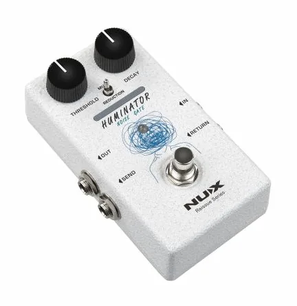 Nux Huminator Noise Gate, manopole viste dall'alto