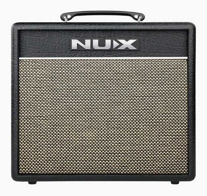 Nux Mighty 20 MKII, pannello dei controlli in primo piano