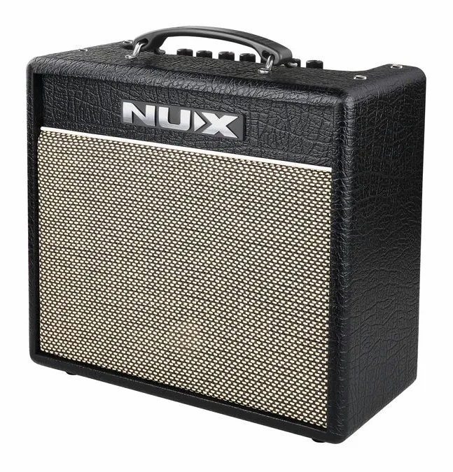 Nux Mighty 20 MKII fotografato frontalmente