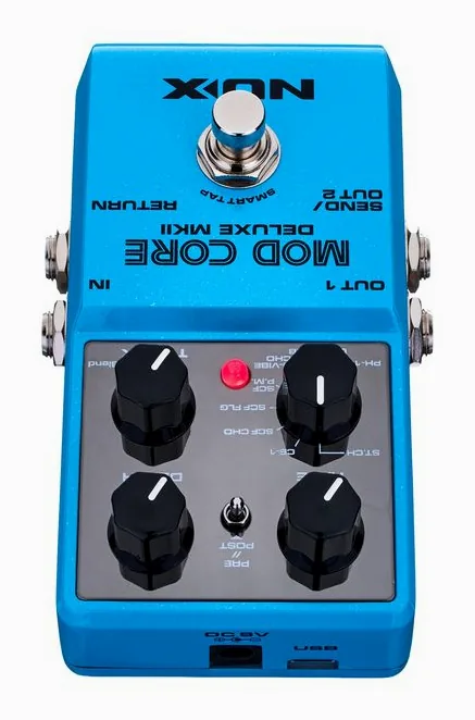 Nux Mod Core Deluxe MKII, ingressi e uscite laterali
