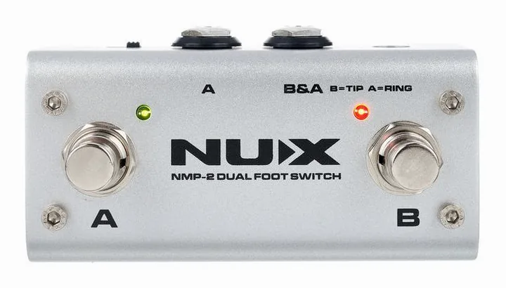 Nux NMP-2 Footswitch, footswitch in primo piano