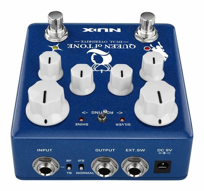 Nux Queen of Tone Overdrive, ingressi e uscite laterali
