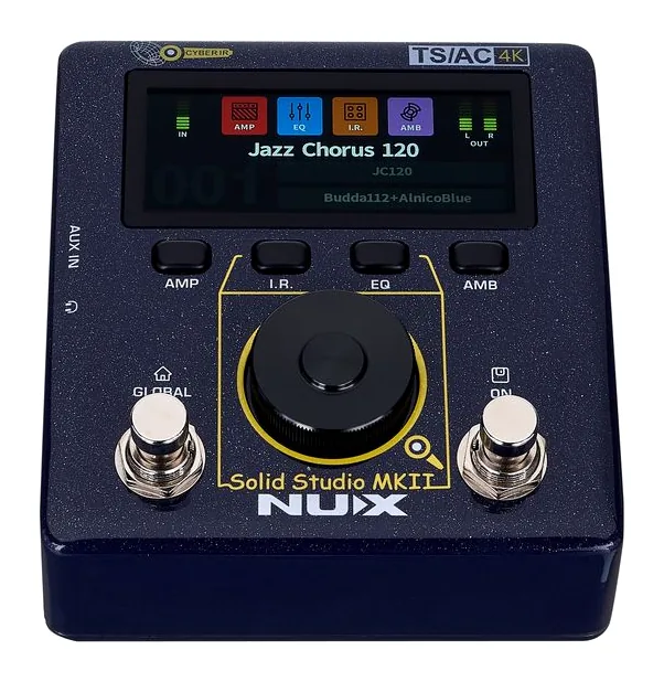 Nux Solid Studio MKII, pannello dei controlli in primo piano