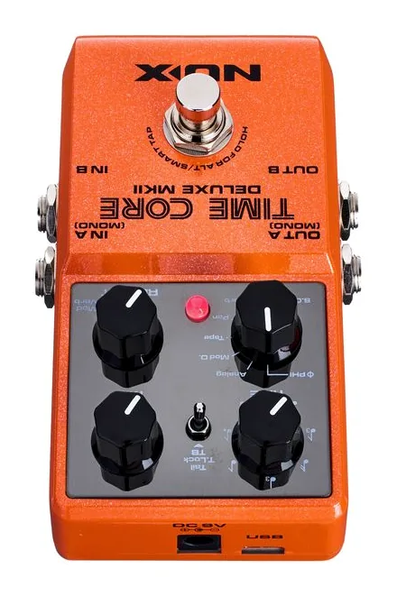 Nux Time Core Deluxe MKII, ingressi e uscite laterali