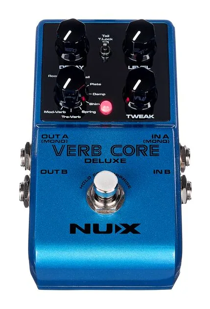 Nux Verb Core Deluxe, manopole viste dall'alto