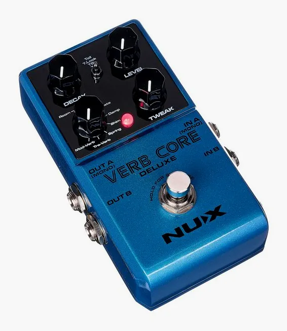 Nux Verb Core Deluxe, led e interruttore a pedale