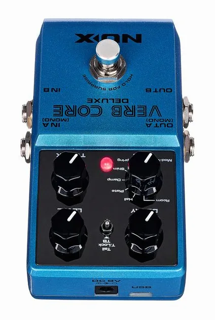 Nux Verb Core Deluxe, connettori sul retro dell'unita