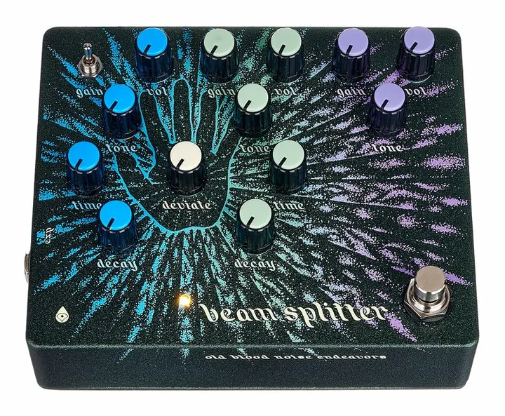 Old Blood Noise Endeavors Beam Splitter Distortion, grafica del pannello superiore
