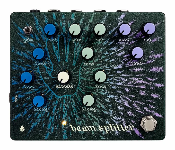 Old Blood Noise Endeavors Beam Splitter Distortion, connettori sul retro dell'unita