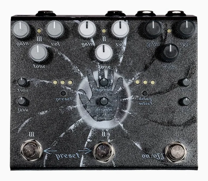 Old Blood Noise Endeavors Beam Splitter V2 Shadow visto di fronte