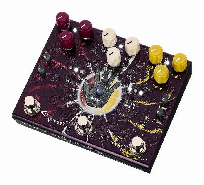 Old Blood Noise Endeavors Beam Splitter V2 Warm in primo piano frontale