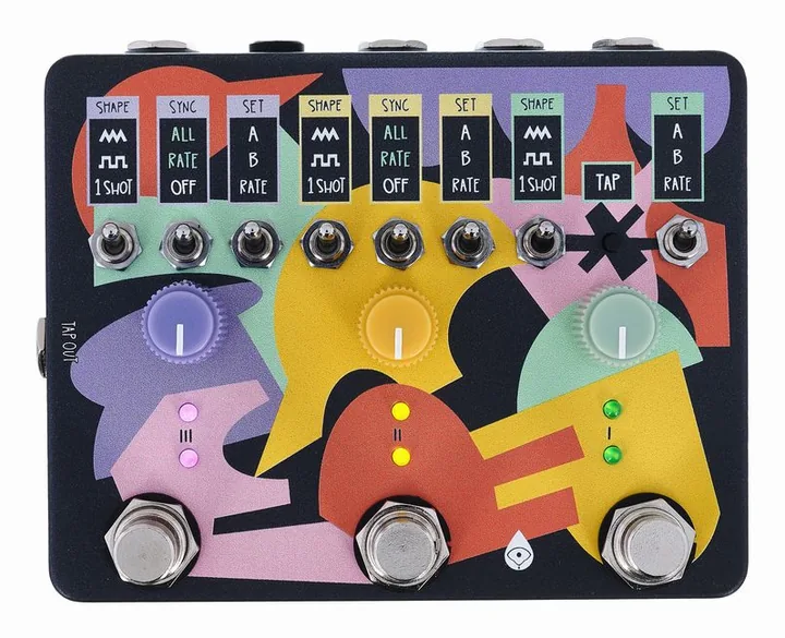 Old Blood Noise Endeavors Expression Ramper X3, manopole viste dall'alto