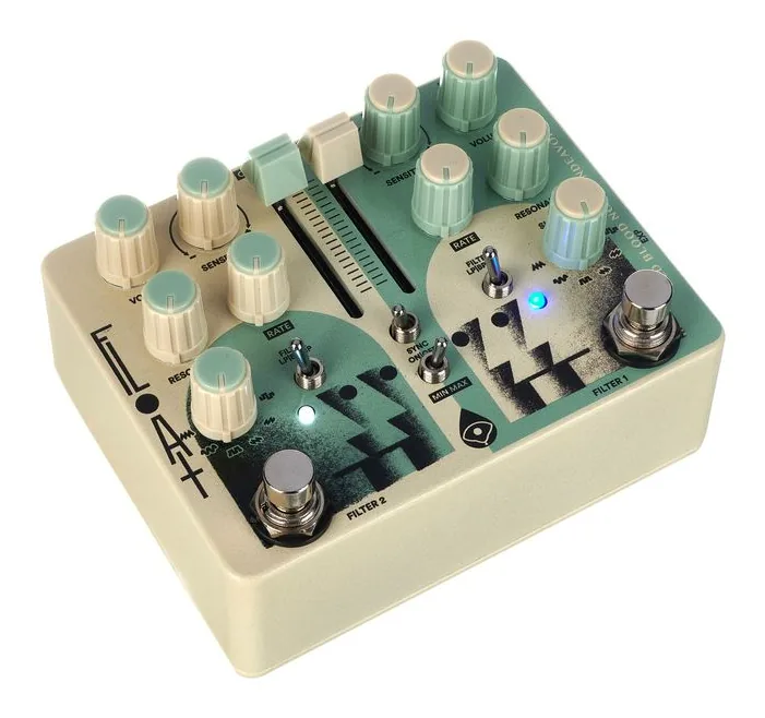 Old Blood Noise Endeavors Float Dual Moving Filter, led e interruttore a pedale