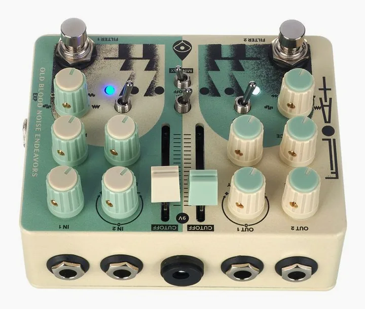Old Blood Noise Endeavors Float Dual Moving Filter, ingressi e uscite laterali