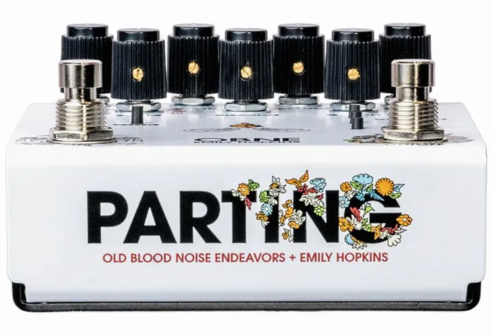 Old Blood Noise Endeavors Parting Basic White, led e interruttore a pedale