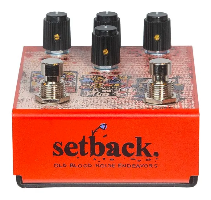 Old Blood Noise Endeavors Setback Reverse Pedal, grafica del pannello superiore