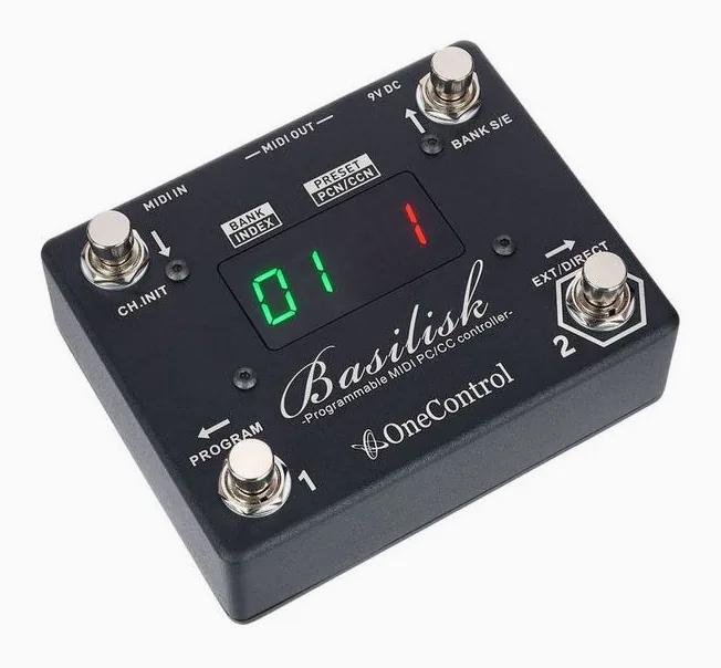 One Control Basilisk MIDI Controller, manopole viste dall'alto