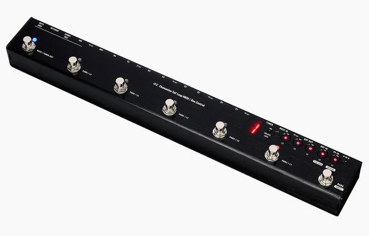 One Control Chamaeleo Tail Loop MKIII, footswitch in primo piano