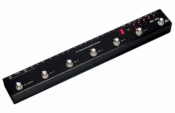 One Control Chamaeleo Tail Loop MKIII, connettori sul retro dell'unita