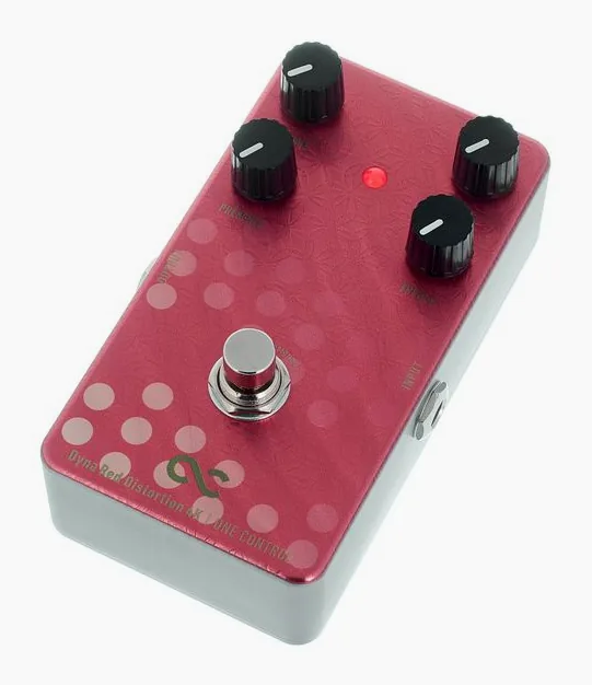 One Control Dyna Red Distortion 4K NG, manopole viste dall'alto