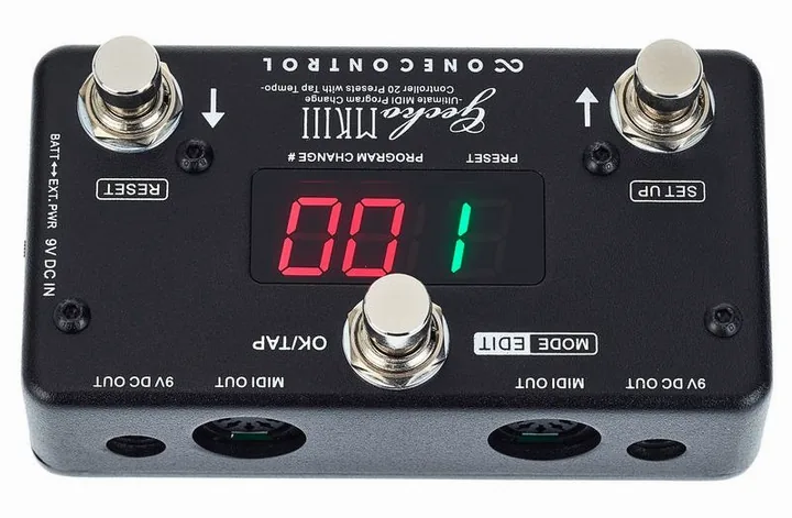 One Control Gecko MKIII, ingressi e uscite laterali