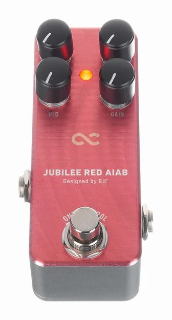 One Control Jubilee Red AIAB, led e interruttore a pedale
