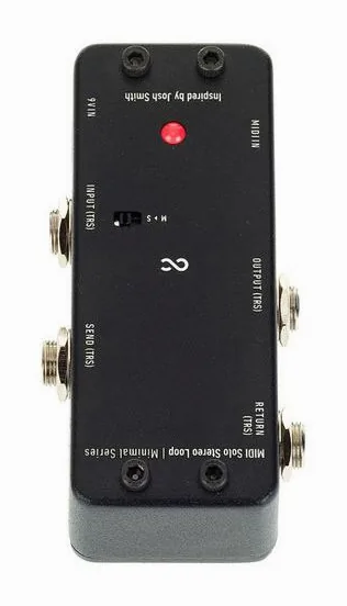 One Control MIDI Solo Stereo Loop, ingressi e uscite laterali