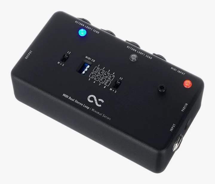 One Control Minimal Series MIDI DS Loop, manopole viste dall'alto