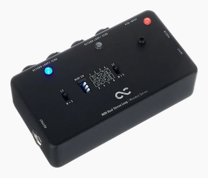 One Control Minimal Series MIDI DS Loop, grafica del pannello superiore