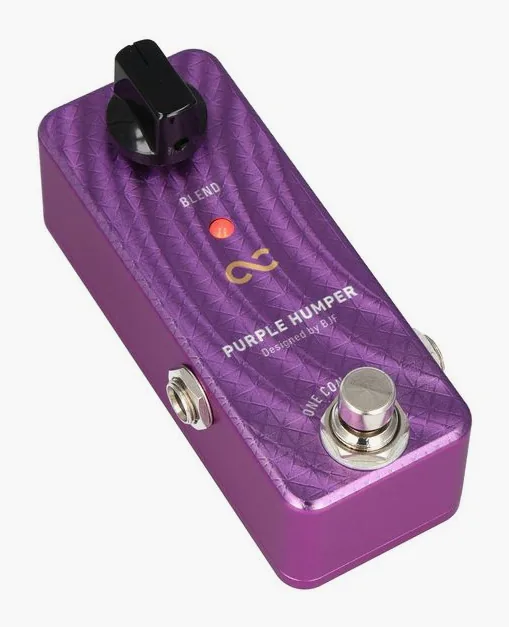 One Control Purple Humper Mid-Range Boost, led e interruttore a pedale