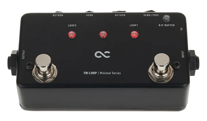 One Control Tri Loop - True Bypass Looper, led e interruttore a pedale