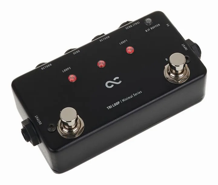 One Control Tri Loop - True Bypass Looper, ingressi e uscite laterali