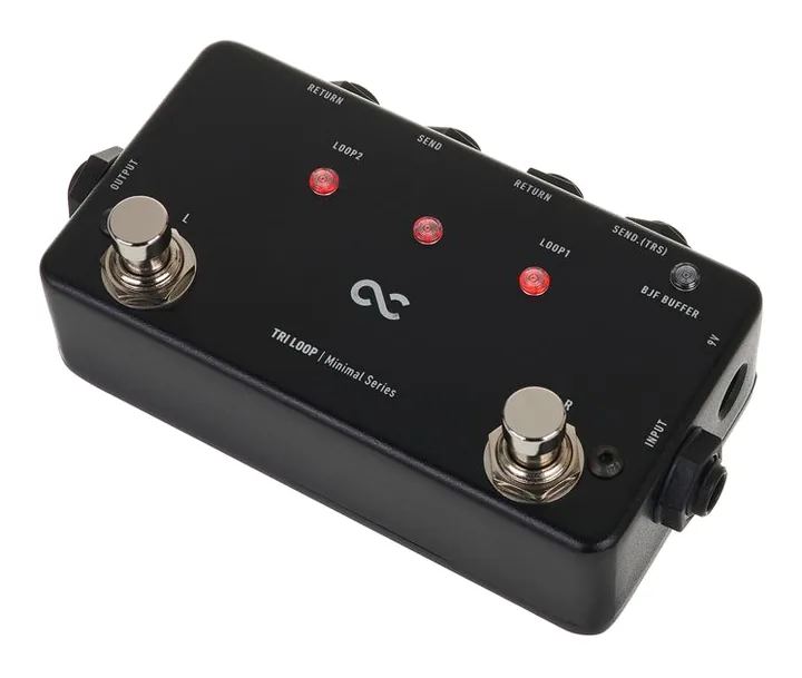 One Control Tri Loop - True Bypass Looper in primo piano frontale