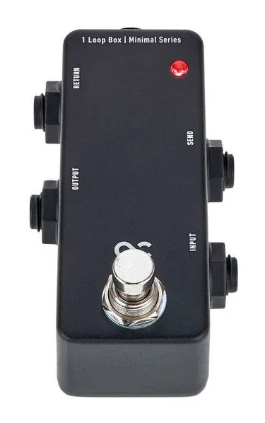 One Control True Bypass Looper, ingressi e uscite laterali