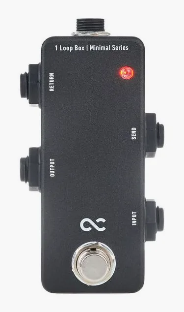 One Control True Bypass Looper, led e interruttore a pedale
