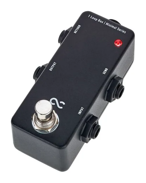 One Control True Bypass Looper in primo piano frontale