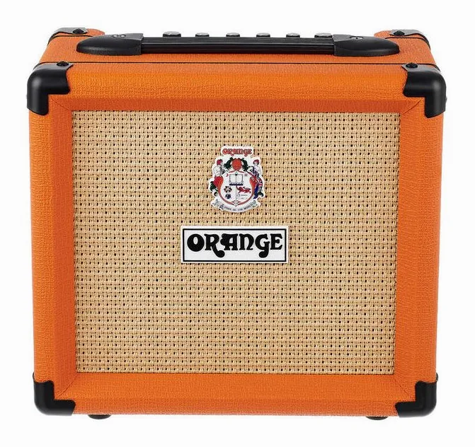 Orange Crush 12, retro con le prese di collegamento