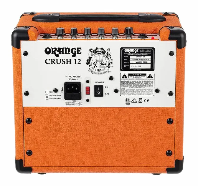 Orange Crush 12, angolo del cabinet