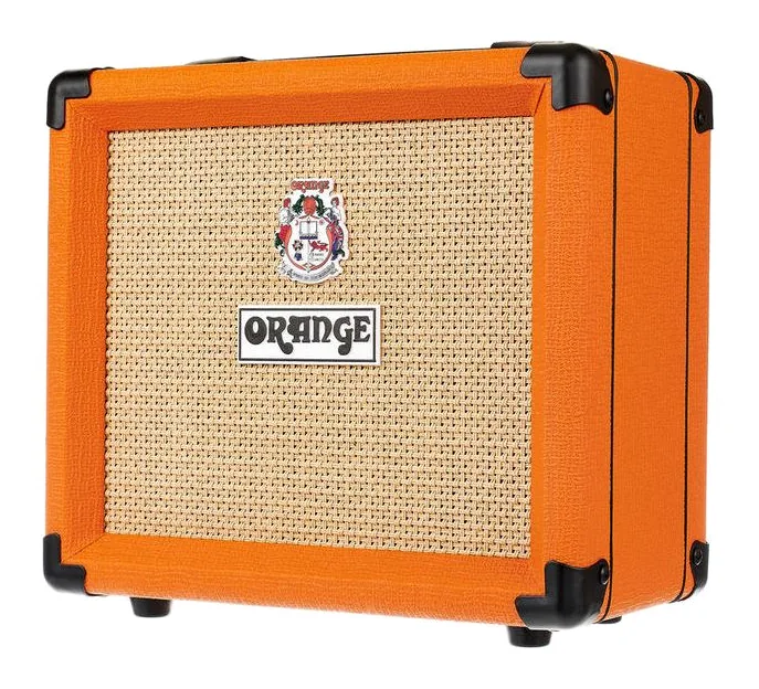 Orange Crush 12, retro con le prese di collegamento