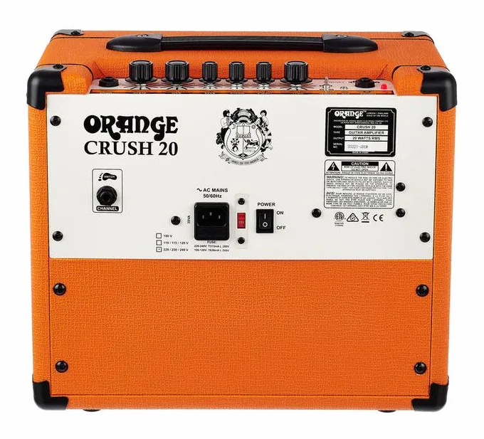 Orange Crush 20, pannello dei controlli in primo piano