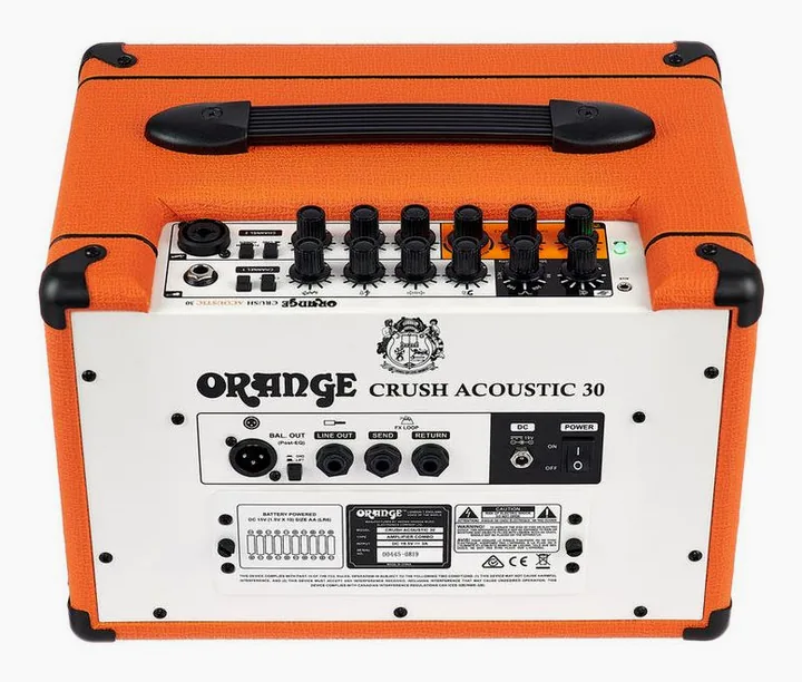 Orange Crush Acoustic 30 Orange, vista laterale del cabinet