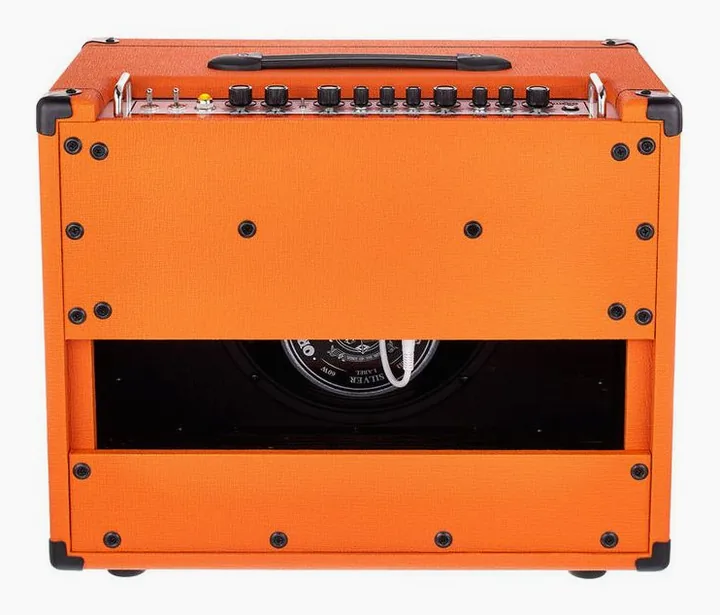 Orange Crush CR60C, retro con le prese di collegamento