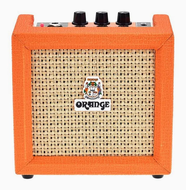 Orange Crush Mini, logo e finiture del pannello frontale