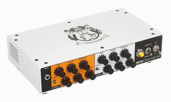 Orange Dual Baby 100, vista dall'alto della testata