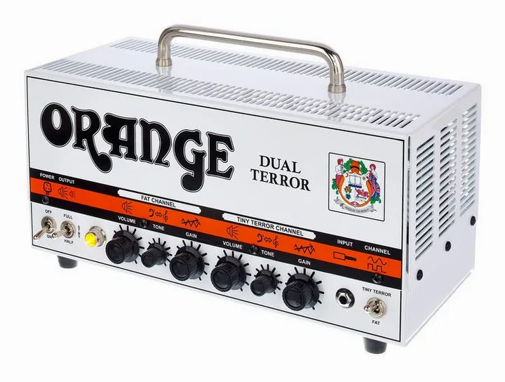 Orange Dual Terror Head in primo piano frontale