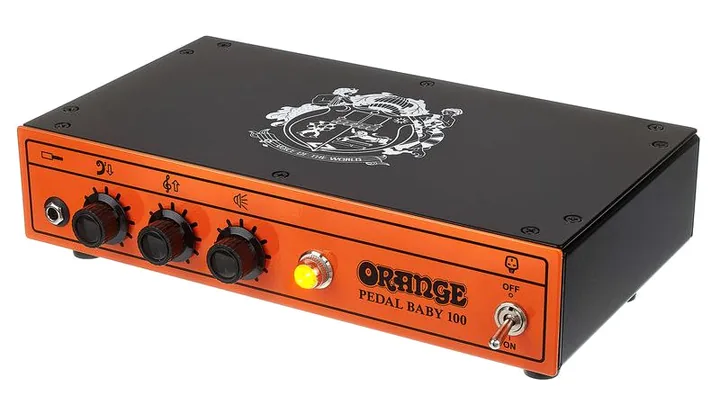 Orange Pedal Baby 100 visto di fronte