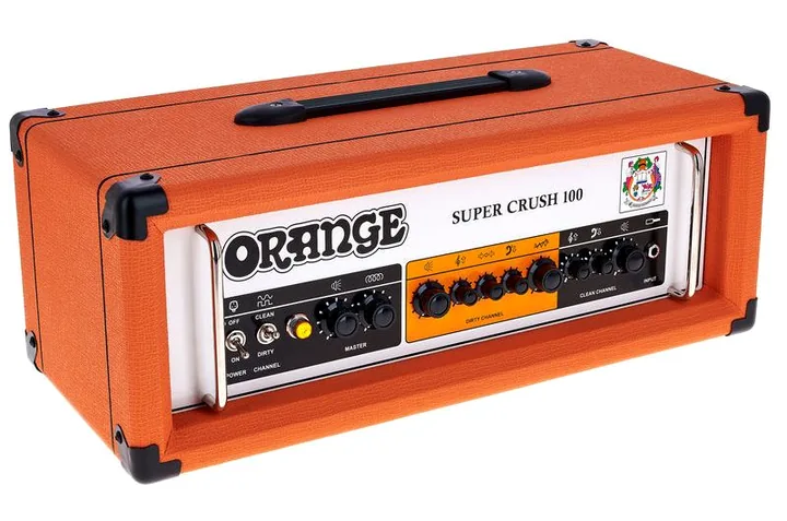 Orange Super Crush 100 Head, vista dall'alto della testata