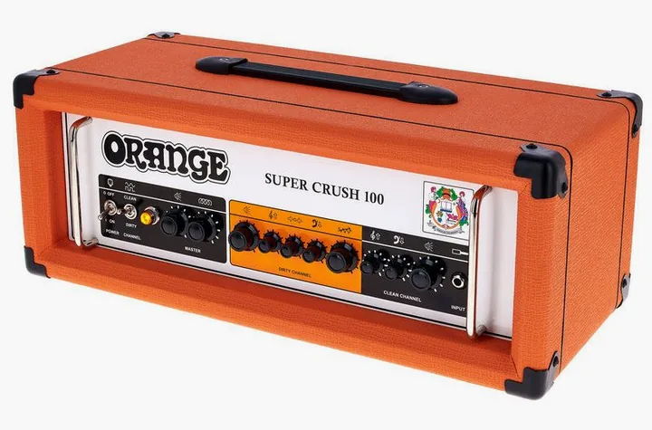 Orange Super Crush 100 Head visto di fronte
