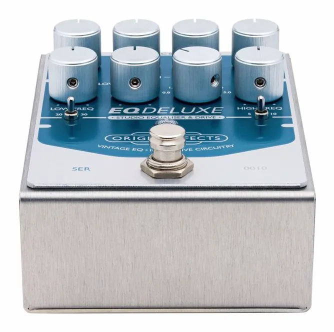 Origin Effects EQ Deluxe Studio EQ & Drive, grafica del pannello superiore